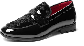 Boy's Dress Shoes Tuxedo Loafers