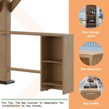 13x15 FT Wood Gazebo, Hardtop Pergola with Steel Gable Roof, - Image 5