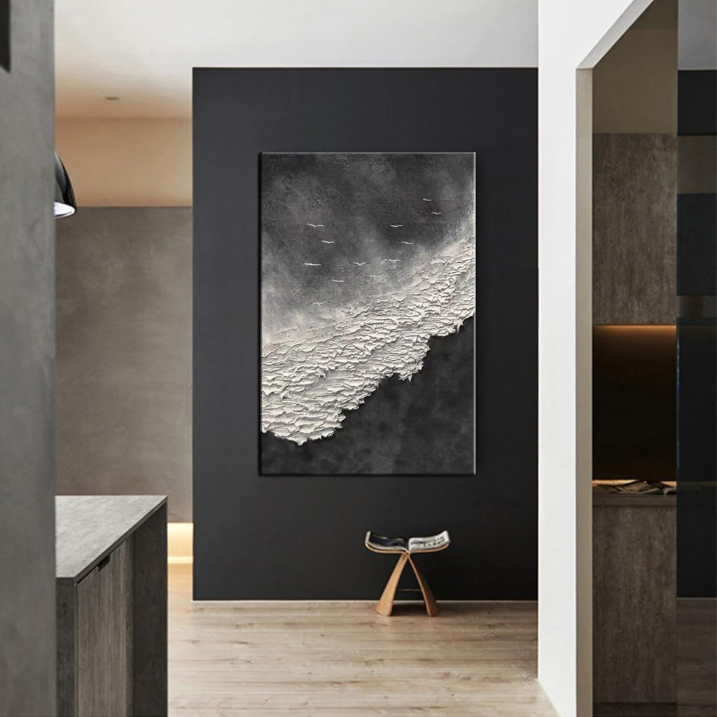 Thick Texture Abstract Oil Painting — Wall Art | Casa Home Living