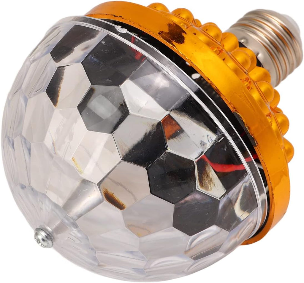 LED Full Color Rotating Lamp, RGB Color Changing Light Bulb with Music Sync for Party Home Nightclub Bar Wedding