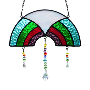 Stained Glass Suncatchers Crystals Pendants Rainbow Crystal Beads