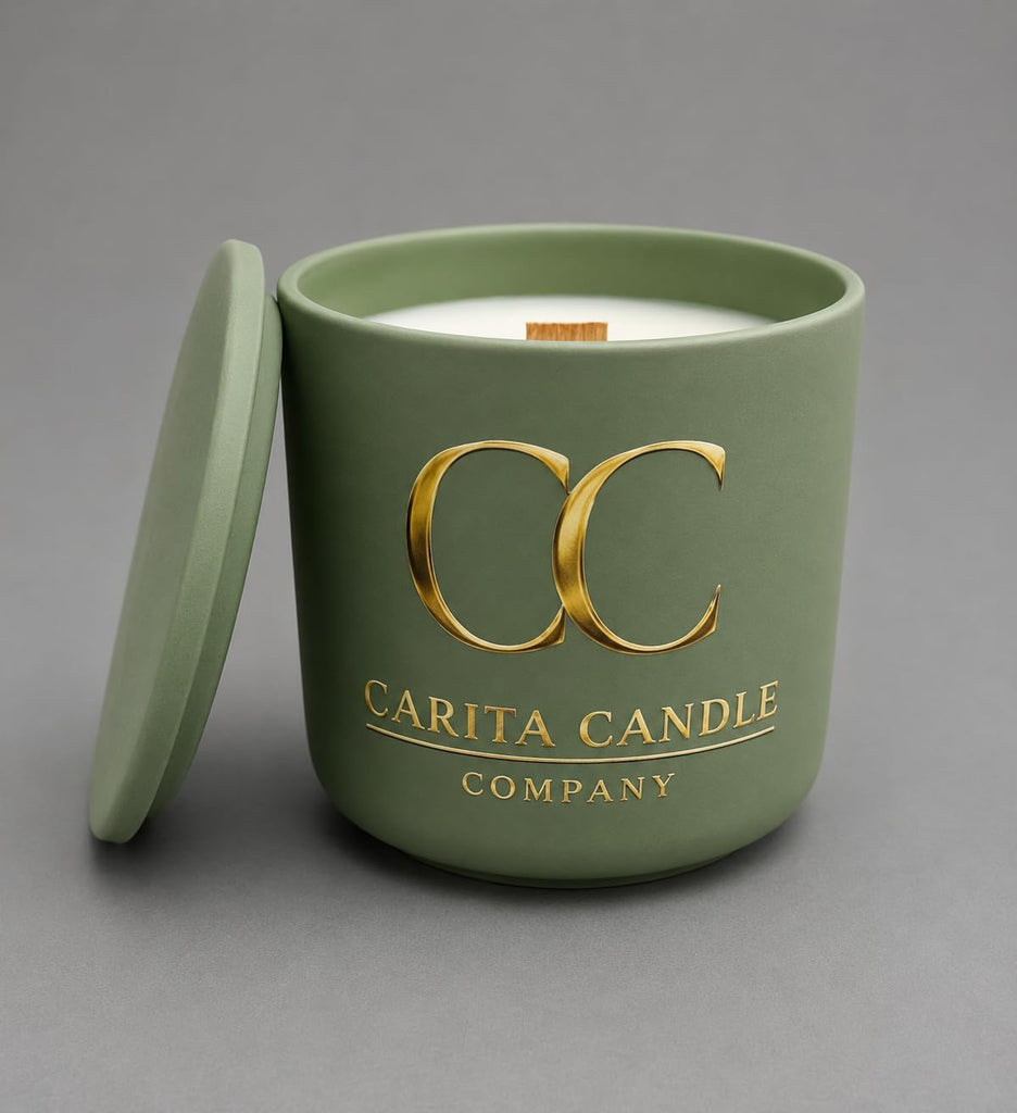 Scented Candle in Ceramic Vessel with Lid, , Multiple Colors - Set of 135