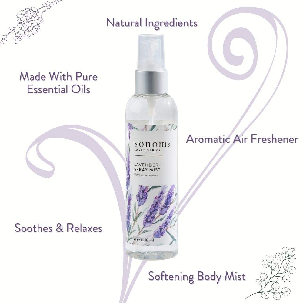 Spray Mist, Pillow Spray for Rejuvenating Sleep, Containing Lavender Essential Oils 4oz