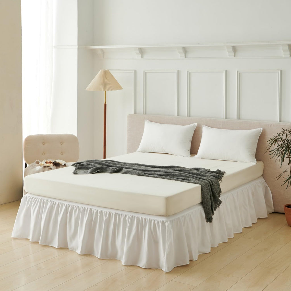 Bed Skirt Ruffled Bed Skirt, 22'' Dust Ruffle Bed Skirts
