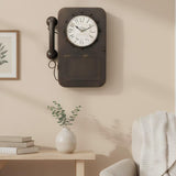 Antique Wall Clock Vintage Clock with Hidden Storage Compartment