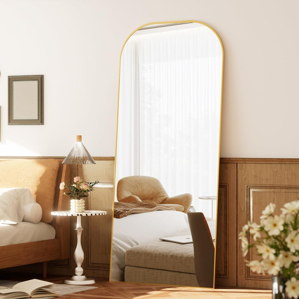 Full Length Mirror, 71"x26" Mirror Full Length with Stand