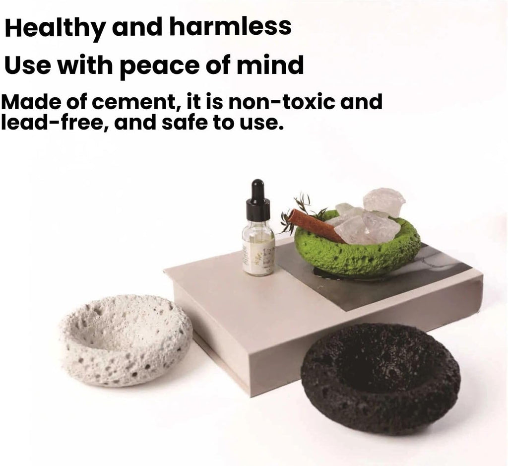 Elevate Your Space with Our Hand Poured Cement Candle Vessel, Thick Concrete Jar for DIY Pouring & Modern Home