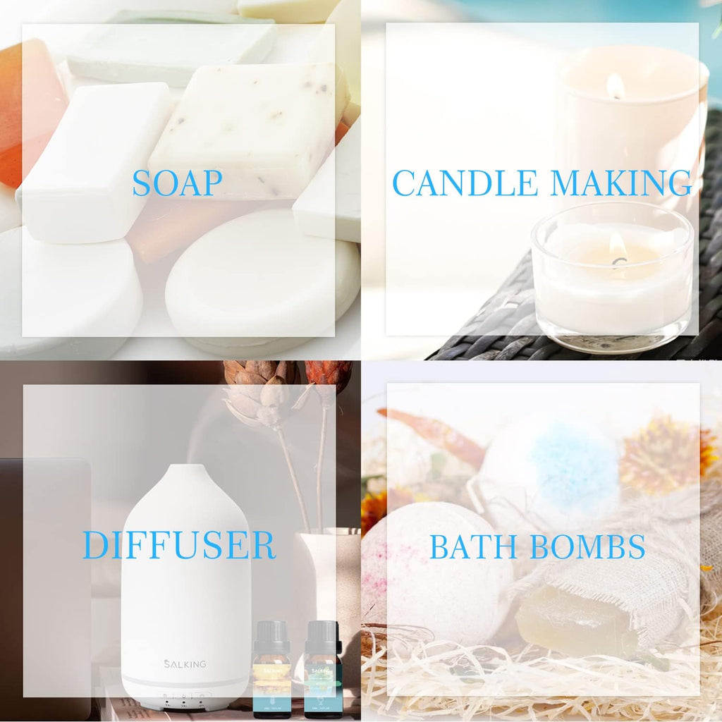 Summer Fragrance Oils Set, Essential Oils Set for Diffuser - Set of 6