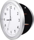 Joyzan Hidden Safe Wall Clock, Secret Diversion Interior Compartment Container Key Storage Box Plastic Battery Operated Mount Decoration...