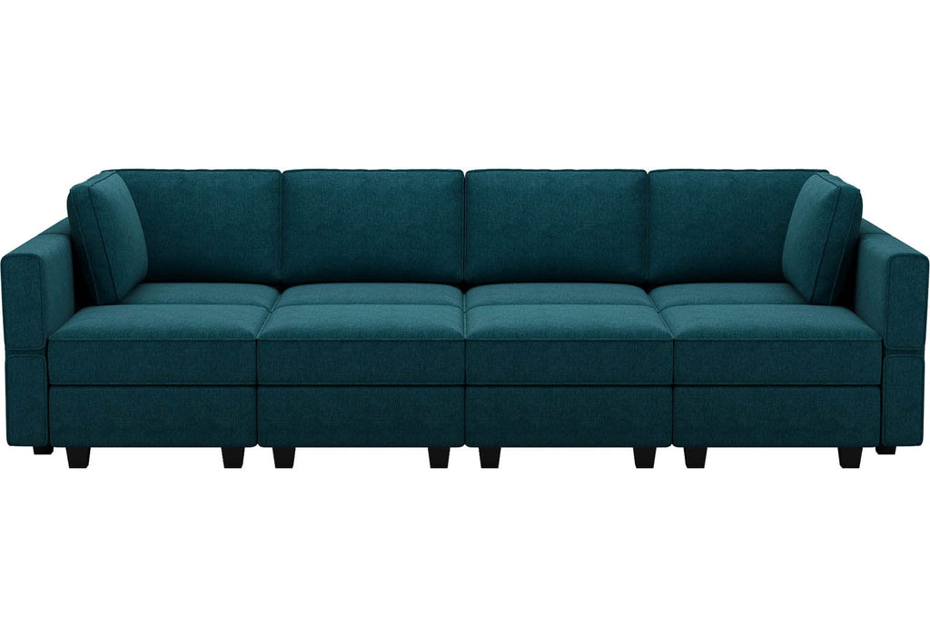 Modular Sectional Sleeper Sofa Bed Convertible Sectional Couches . Peacock Blue Couch