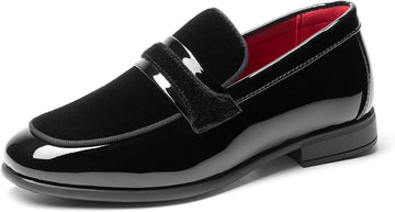 Boy's Dress Shoes Tuxedo Loafers