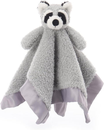 Soft Stuffed Animals Raccoon Security Blanket Plush Lovey 14''