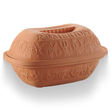 Romertopf Clay Roaster | Non-Stick Dutch Oven | Health Pot Cooking | Clay Baker | Versatile Cooking Vessel - 1.6