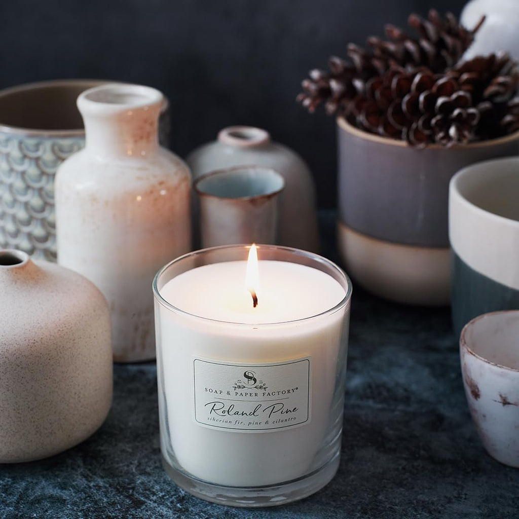 Roland Pine 9.5 oz Large Soy Candle