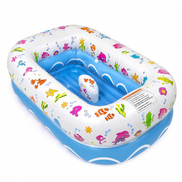 Inflatable Baby Bathtub, Portable Bathtub, Ages 6-24 Months