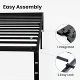 Full 12 Inch Bed Frame - Metal Platform Bed Frame Mattress Foundation with Steel Slat Support, No Box Spring Needed