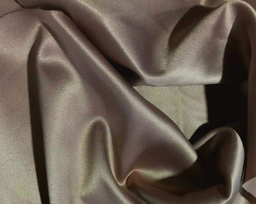 Heavyweight Stretch Lamour Bridal Satin Fabric (Victorian Mauve )