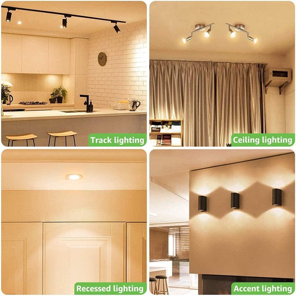 PAR20 7W LED Range Hood Light,E26 120V Dimmable Warm White 595lm, Waterproof IP65, Replacement 50W Halogen Cup. Spot