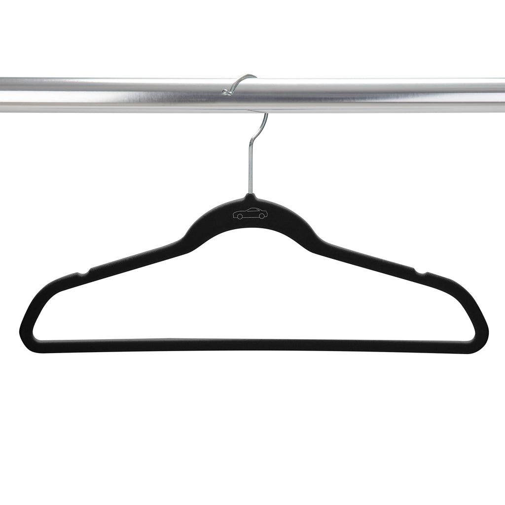 100 Pack Kids Velvet Hangers | Slim | Non-Slip Design | Space Saving | Childrens Clothes | Shirts | Pants | Dresses