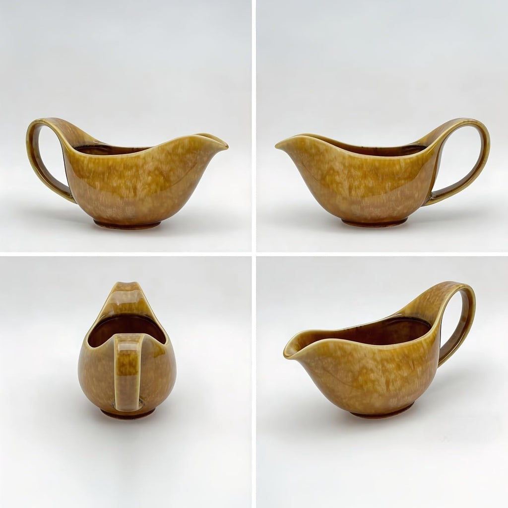 Gravy boat with drip-proof spout. 24-ounce large-capacity ceramic pitcher