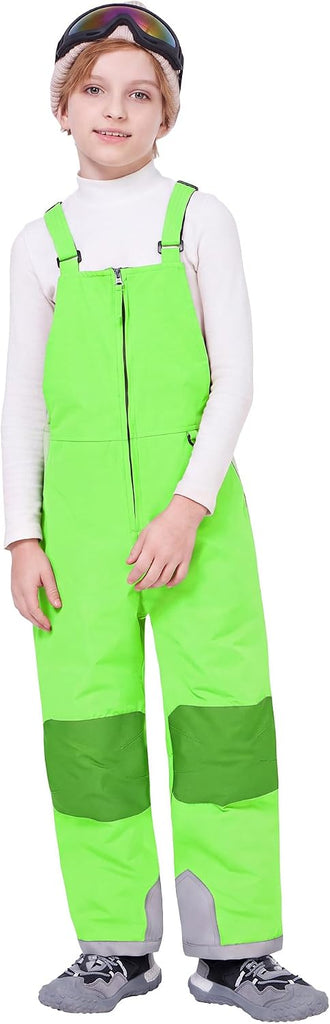 Kids Waterproof Ski Bib Boys Girls Winter Snow Pants