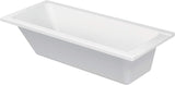 D-Code Drop-In Bathtub White