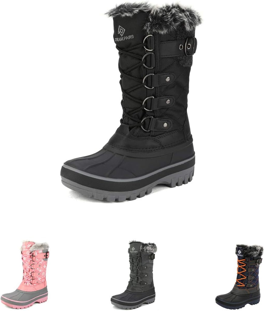 Girls Snow Waterproof Winter Boots