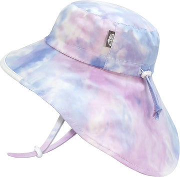 Girls' Grow-with-Me Cotton Xplorer Sun Hat with Large Brim