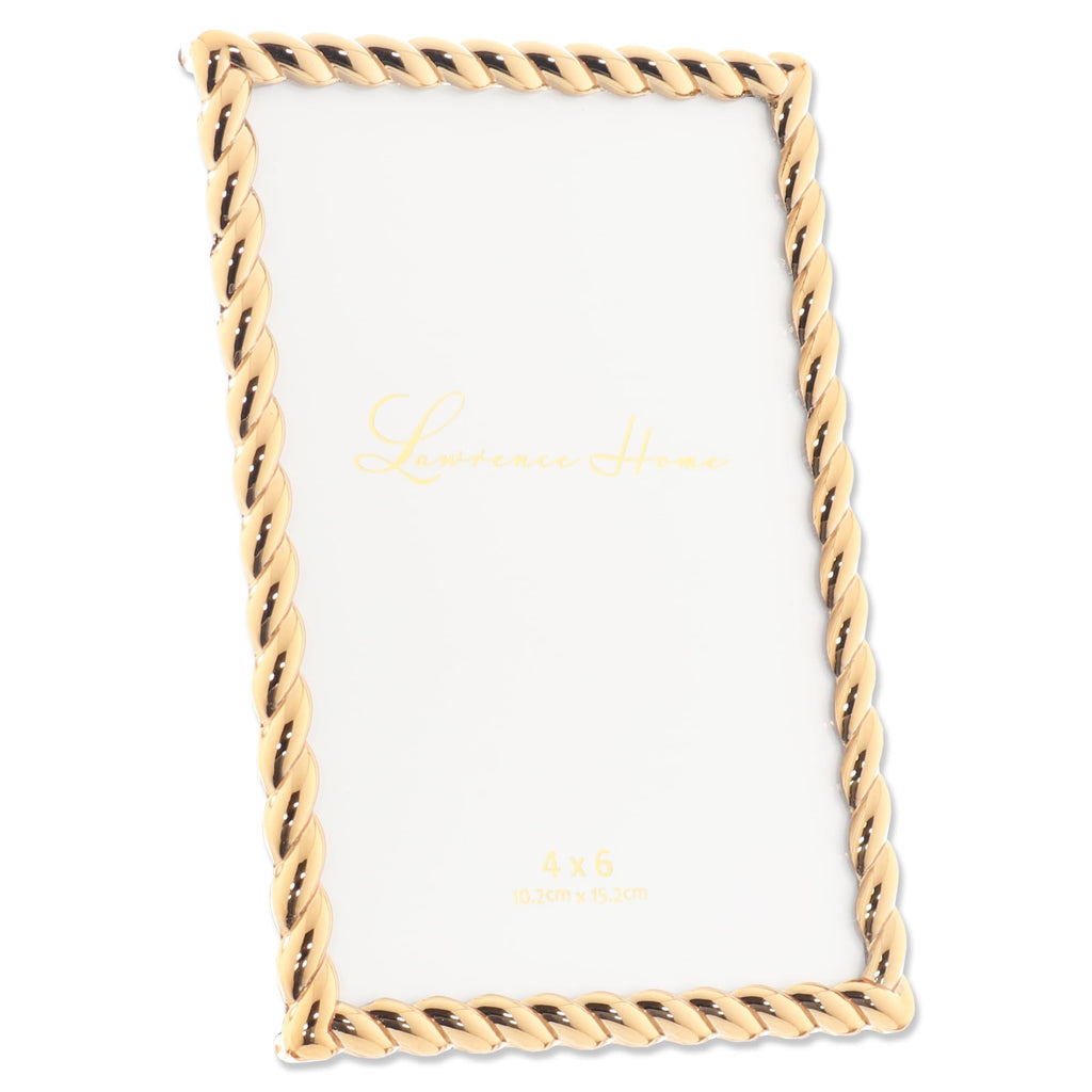 4x6 Golden Rope Picture Frame (712046)