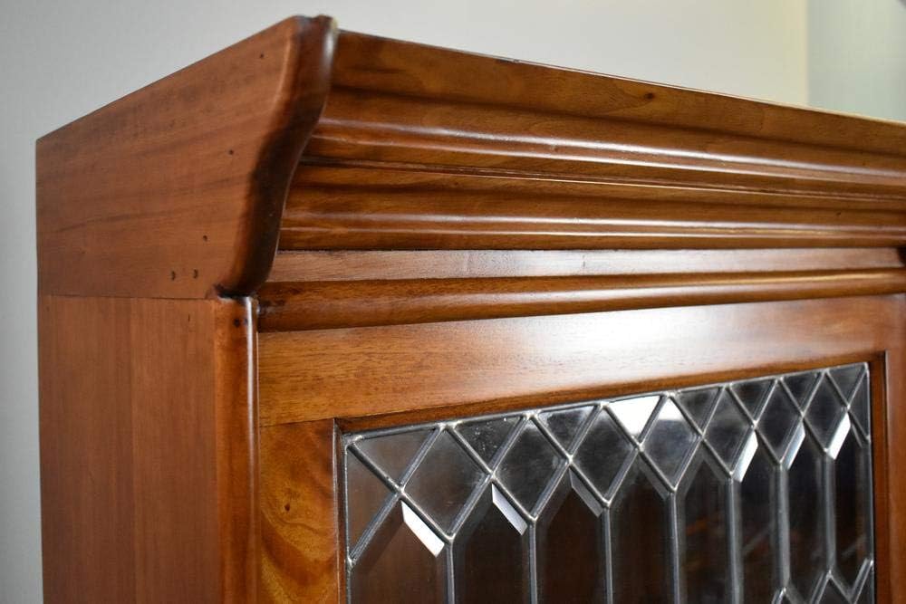 Legacy 4 Stack Barrister Bookcase - Light Brown Walnut