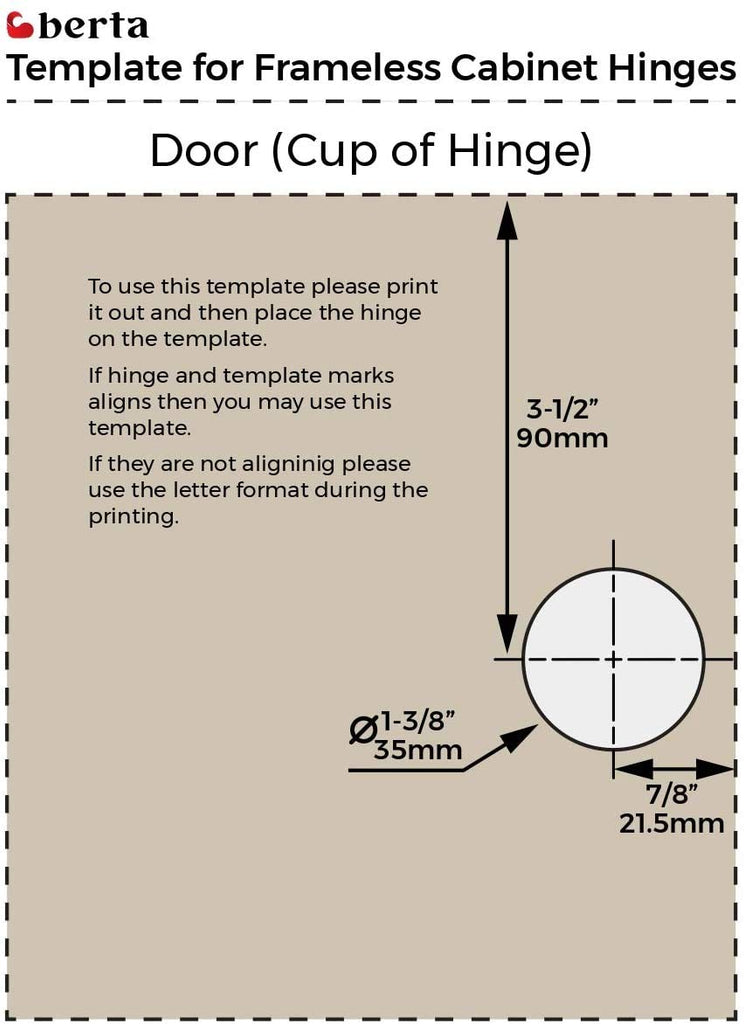 30-Pack Inset 110° Soft-Close Frameless Cabinet Hinges