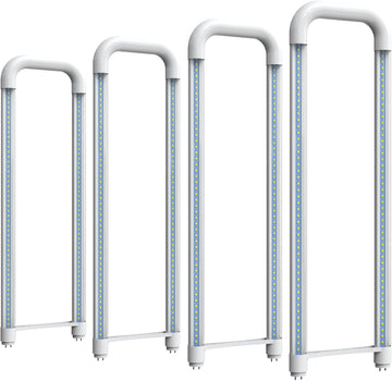 U Bend LED Tube Light, T8 T12, 18W(40W Equivalent), 5000K Daylight, 2000LM, Fluorescent Light Tube Replacement