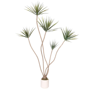 Dracaena Marginata Tree 6FT Faux Dragon Tree with Roots 72inch