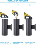 Modern Outdoor Cylinder Wall Lights 12", Up and Down Porch Patio Lights, Matte Black Waterproof Wall Sconce, Aluminum