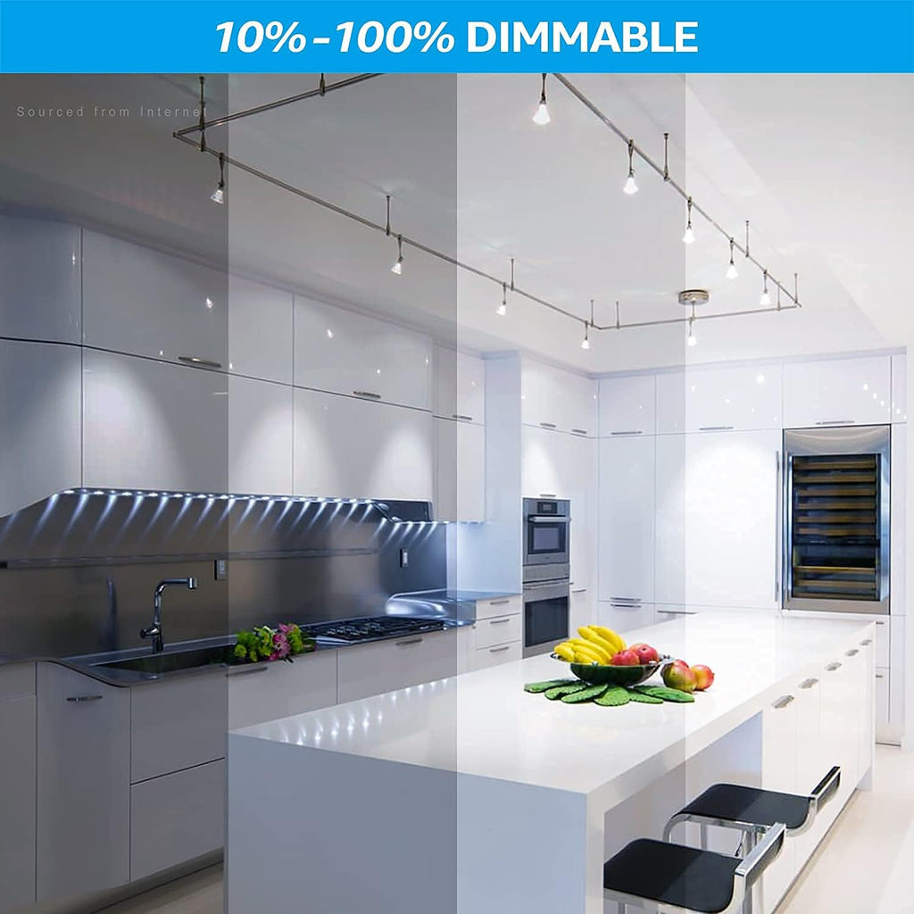 5000K LED GU10 Light Bulbs, Dimmable, UL Listed