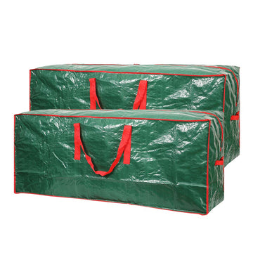 Christmas Tree Storage Bag- 2 pack - Fits Up to 7.5ft Xmas Disassembled Trees with Durable Reinforced Handles & Dual