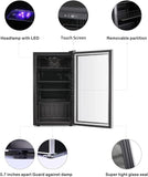 26 Bottle 130 Can Wine Cooler/Cabinet Beverage Refrigerator Mini Wine Cellar Bee