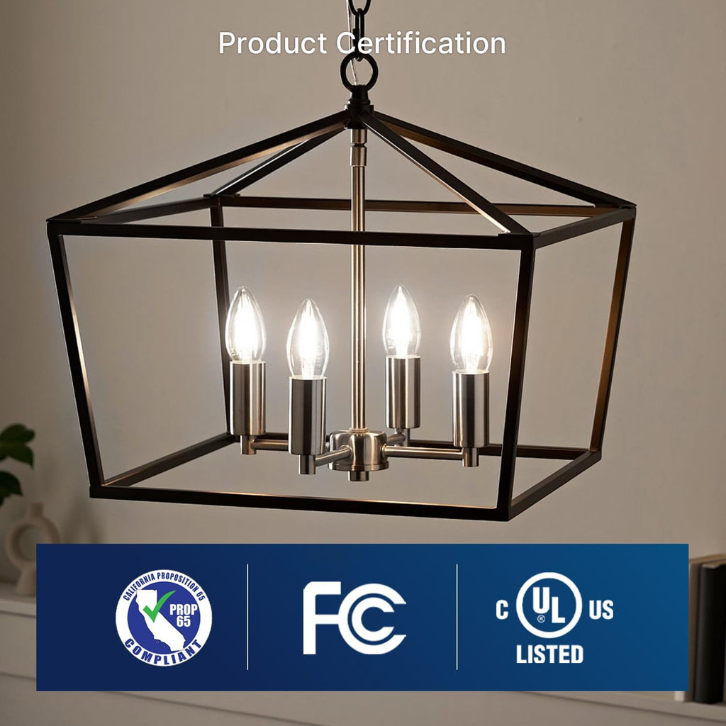 5000K Daylight Dimmable LED Candelabra Bulbs, 60W Equivalent, B11 E26 Base LED Chandelier Light Bulbs, 550LM
