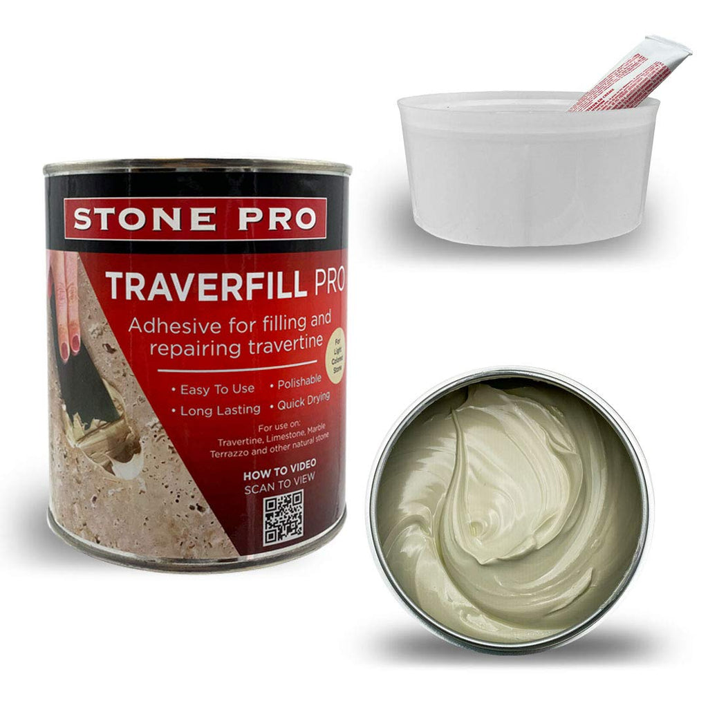 Pro, Traverfill Pro Adhesive - Fill & Repair Travertine & Limestone Tile
