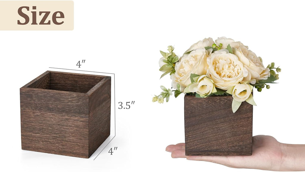 Small Mini Artificial Flower Table Centerpieces Decor - Set of 3