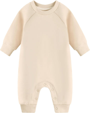 Organic Cotton Baby Boy Girl Romper Jumpsuit Outfit Clothes