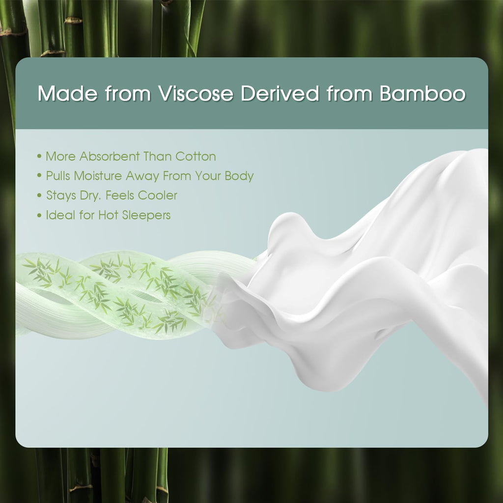 Rayon Derived from Bamboo Sheets King Extra Deep Pocket 18-24 inch