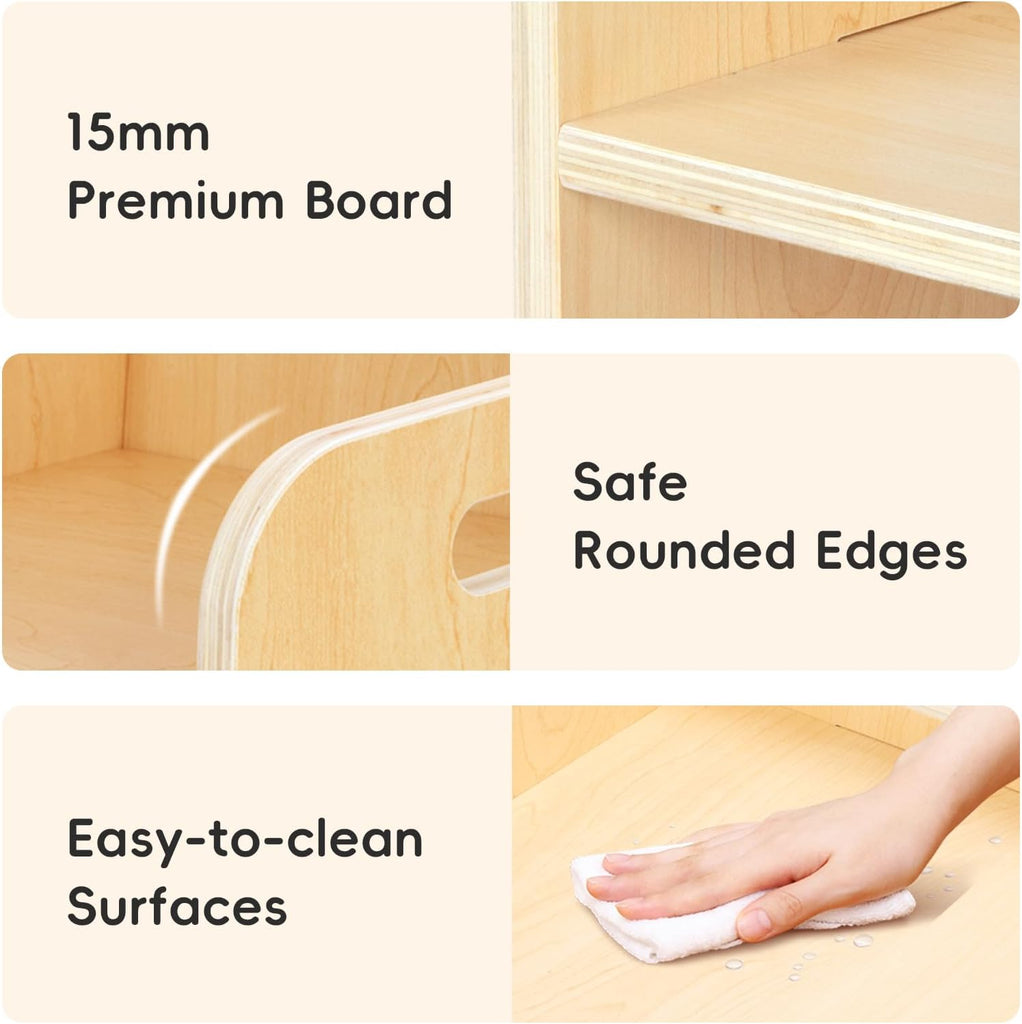 Montessori Weaning Table and Chair Set, Wooden Toddler Table