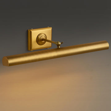 Hardwired Picture Light 30", Dimmable Brass Wall Sconce for Art Display