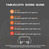 Pure Linen Hemstitch Tablecloth,100% Stonewashed French Linen tablecloths Dining Rectangle Tables,60