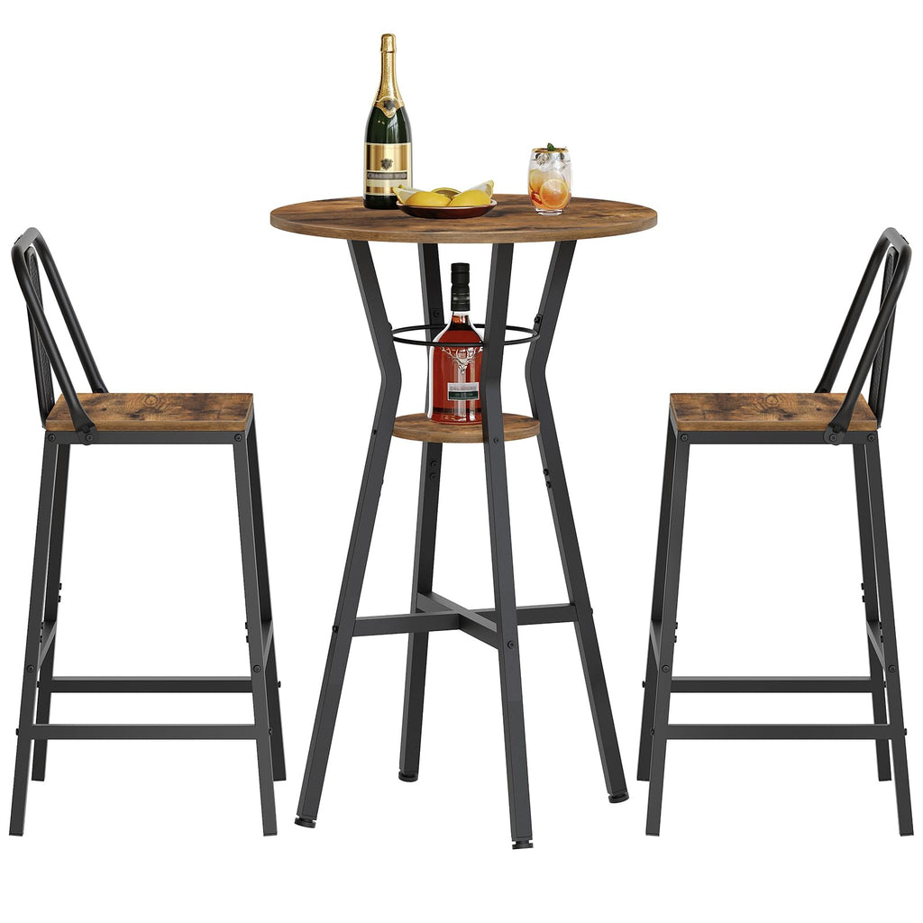 Bar Table, 2-Tier Round High Top Table, Pub Table, Home Bar Counter Height Tables, Bistro Tables, Meeting Room, Pub