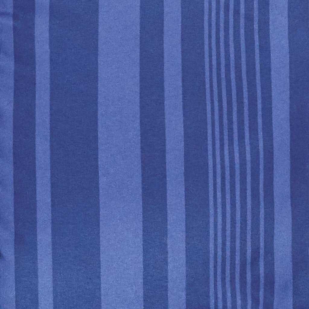 Twin/Twin XL Comforter Set with Sheets, 5-Piece Blue Calvin Striped Bedding, Lightweight Microfiber Bed-in-a-Bag
