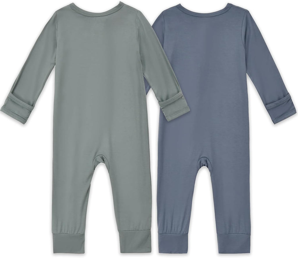 Unisex Rayon of Bamboo Baby Footless Pajamas Romper