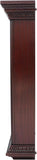 Mahogany Wall Clock with Pendulum and Chime