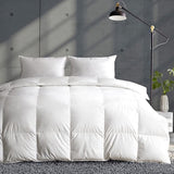 Fluffy Down Feather Fibers Comforter King, Organic Cotton Cover Down Feather Fibers Duvet Insert for